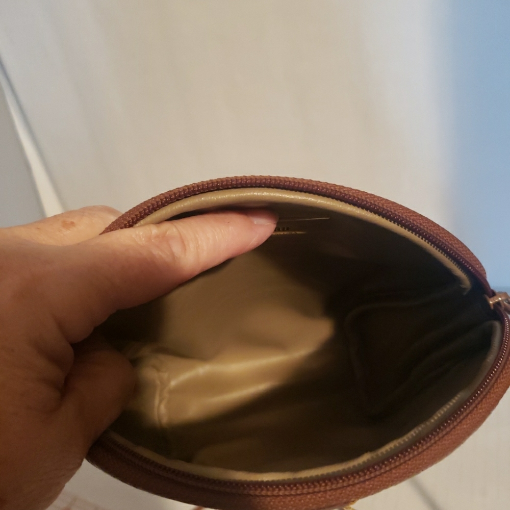 Vintage 80s Sharif Shoulder Bag Purse Gold Patchwork Snakeskin Print Made In USA - Picture 5 of 5